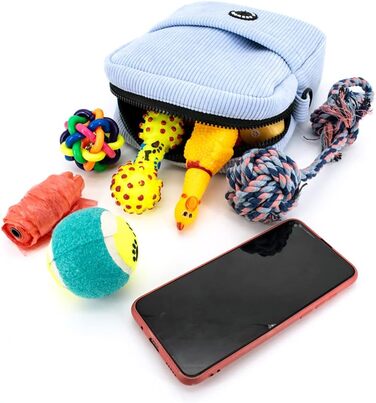 Сумка для ласощів для собак COOWONE: прогулянка, тренування, з дозатором для відходів (блакитна)