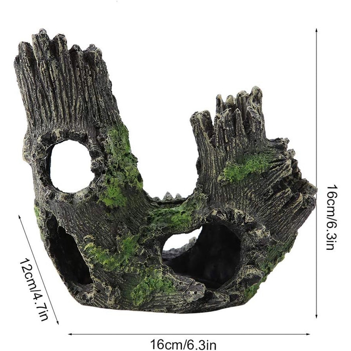 Штучний корінь для акваріума Zerodis з гілками, укриття для креветок, декор з коріння, акваріумний декор, житло
