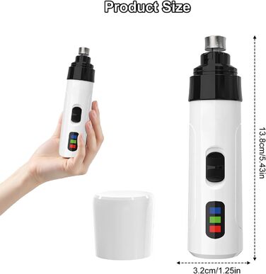 Електричний шліфувальник для собак Groom Pro: безшумний, автоматичний, USB-зарядка