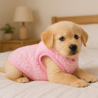 Набір одягу для кошенят та маленьких собак: тепла жилетка та пуловер з бджолами (Yorkie, Chihuahua, кошенята)