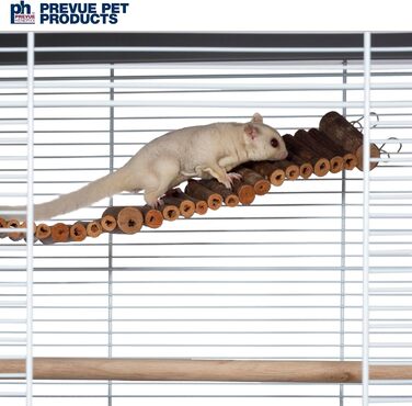 Драбинка для птахів Prevue Pet Toy NAT Wonder Walk, велика, дерев'яна