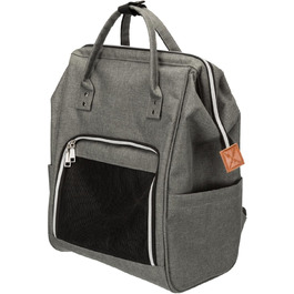Рюкзак для тварин TRIXIE AVA, 32×42×22 см, сірий