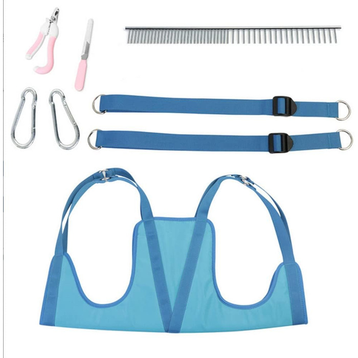 Набір для грумінгу EBIEFLY M/L: матрац, ножиці, набір для догляду за нігтями (до 25 кг)