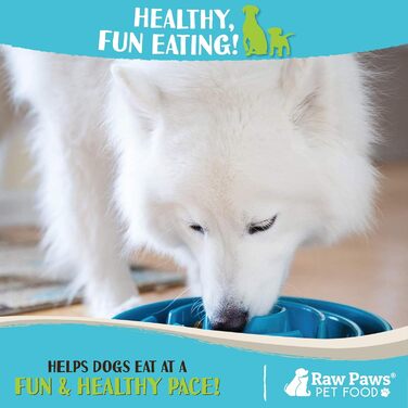 Миска для собак Slow Feeder Raw Paws - для швидкого годування, всі породи, миска для цуценят