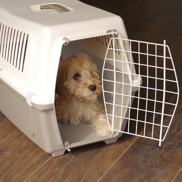 Транспортна переноска для котів та домашніх тварин MP BERGAMO Vision Classic, 50 см, Mokka (L 47 x B 32 x H 33 см)