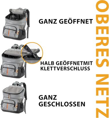 Рюкзак для собак та котів Ferplast Voyager Backpack, сірий, M-L