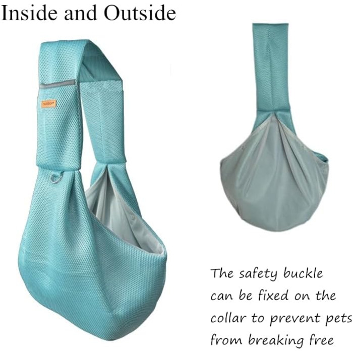 Транспортна сумка для собак і котів на плечі - дихаюча Outdoor сумка для прогулянок, подорожей (Hellbalu)