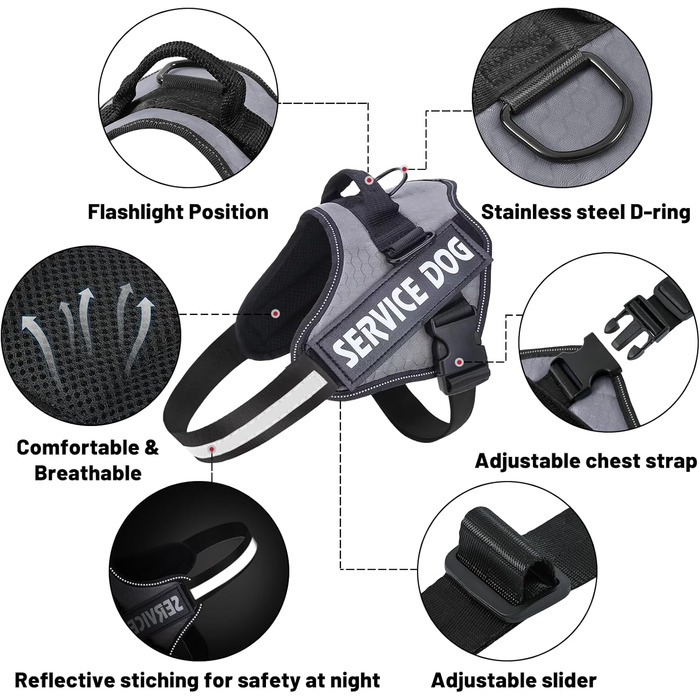 Шлейка для собак проти тяги, дихаюча, регульована, для прогулянок та тренувань, нагрудник, для вулиці, легкий контроль, середні, малі, великі породи, (XL, Рожевий)