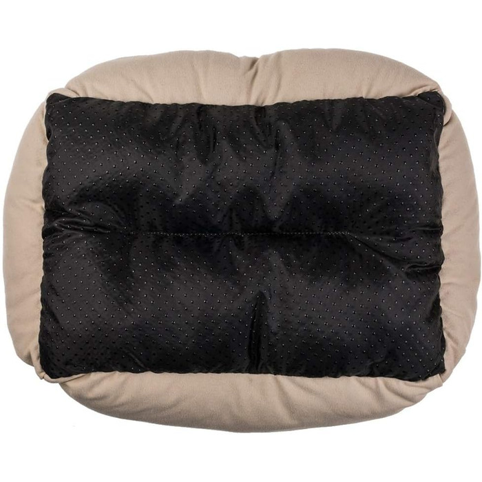 Ляжка для собак та котів Pullach Hof: 3 розміри, м'який лежак-корзинка, лежанка-подушка для тварин (63x53x16)