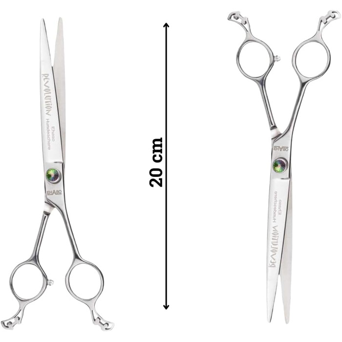 Професійна фреза для собак EHASO | 20 см | Пряма | Висока якість | Solingen