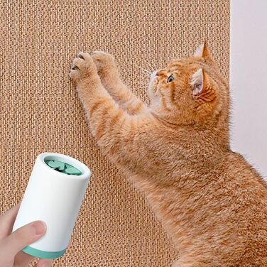 Очищувач лап для собак - мийка лап з захистом від протікання | Машина для миття лап, глибоке очищення м'якими щітками для ефективного видалення бруду, зелений, великий