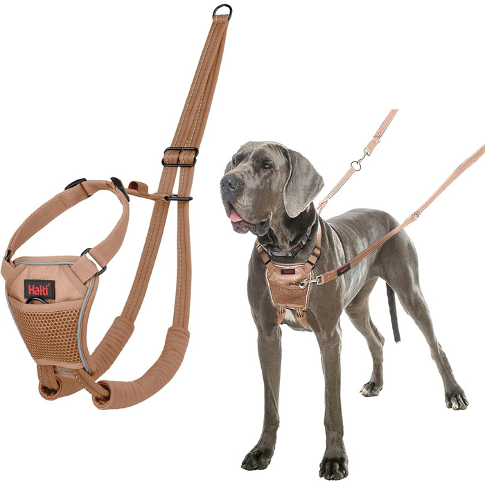 Нашийник HALTI No Pull для собак - запобігає потягуванню, розмір L, колір Пісок