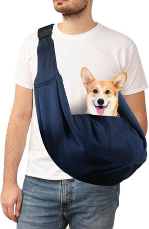 Сумка-переноска для собак на плечі, до 7,5 кг, для прогулянок, подорожей, транспортування
