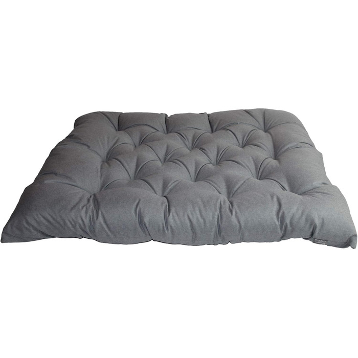 Ортопедичне ліжко для собак Mayaadi-Home: м'яке, гіпоалергенне, для дому та в авто (60x50 см, сірий)