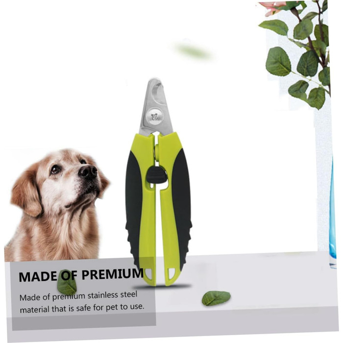 Професійний кусачки для обрізання кігтів собак та котів Sosoport (2 шт.) з нержавіючої сталі, безпечні, ергономічні та довговічні