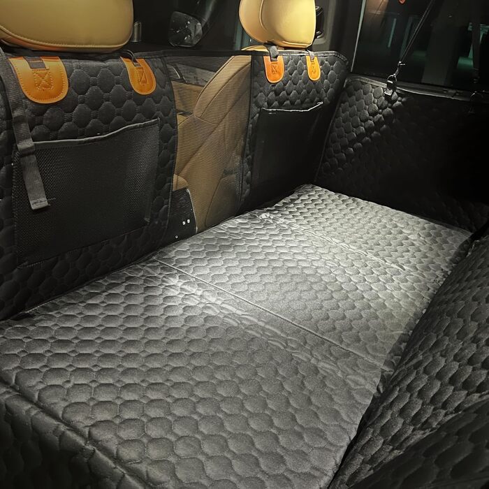 Подовжувач сидіння заднього ряду, чохол для автосидіння для собак, надувний матрац для кемпінгу, гамак, туристичне ліжко, не надувний матрац для авто, SUV, вантажівка, чорний