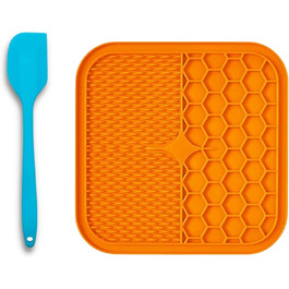 Лежак-іграшка для собак та котів Foodie Puppies: килимок для повільного годування з силікону з присоскою, IQ-іграшка, для всіх порід