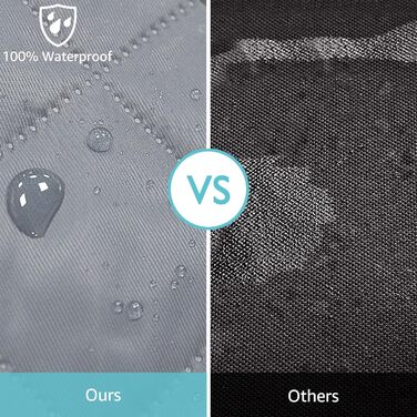 Гамак для собак у машину | Сітка на вікно та ремінь безпеки | 100% водонепроникний чохол на заднє сидіння для собак, безпечні поїздки з захистом бокових дверей | Нековзний, стійкий до подряпин, сірий стандартний чохол на заднє сидіння