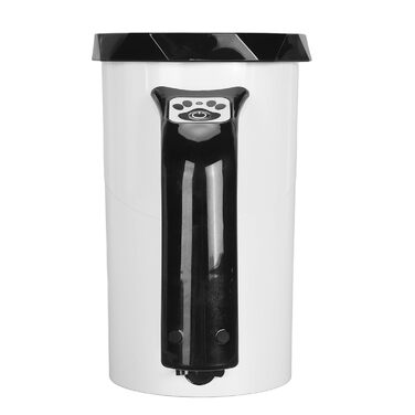 Автоматичний мийка лап для собак, перезаряджувана, силіконові щітки, мийка лап для домашніх тварин, потужна, бездротова, для великих собак (чорний та білий)