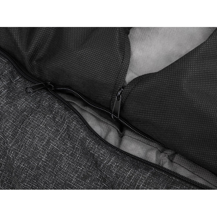 Килимок для собак, лежанка для тварин, м'яке ліжко для собак, килимок-матрац, лежанка-софа, XXXL (132 x 106 см), графітовий колір, екологічний матеріал