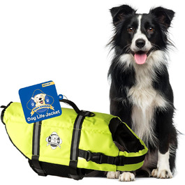 Жилет рятувальний для собак Fido Doggy Rettungsweste, розмір M, жовтий