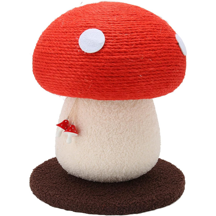 Котячий будиночок-грибок Mrisata: високий когтеточка з сизалевим покриттям