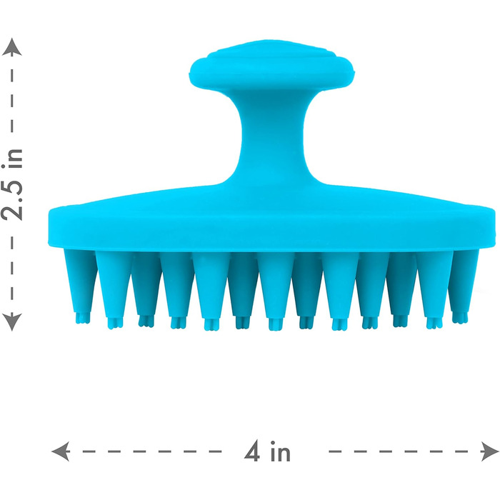 Dexas BrushBuster силіконова щітка для собак, синя