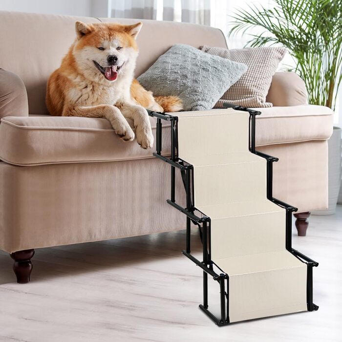 Рампа для собак у автомобіль, складна, до 75 кг, універсальна (45*139*56-76 см)