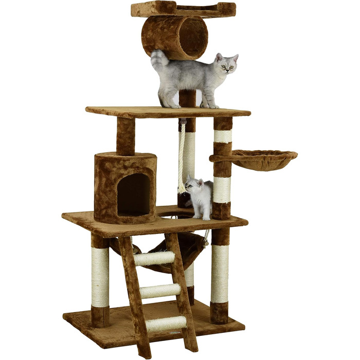 Дряпка для котів Go Pet Club, 157 см, коричнева, модель F68