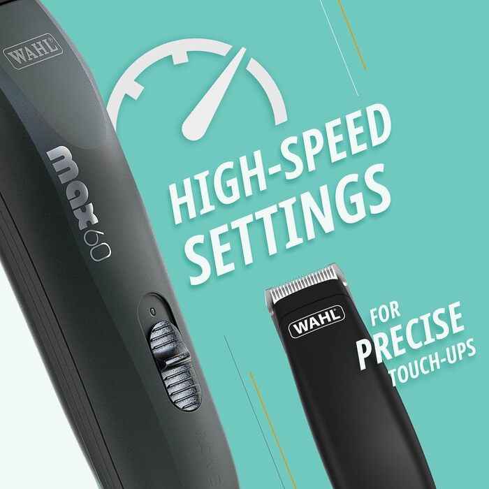 Набір для стрижки тварин WAHL Animal Clipper Kit Max 60+Pocket Pro: стрижка собак, котів, машин для грумінгу, набір для догляду за шерстю