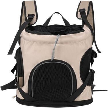 Рюкзак для собак, переноска для тварин, дихаюча, 14.96 x 8.66 x 15.75 дюймів, з регульованими ременями, зручна, з безпечним дизайном