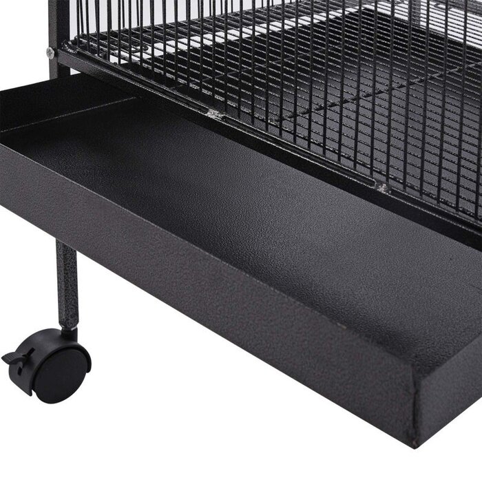 Клітка Wideshop 52 x 52 x 157 см, чорна