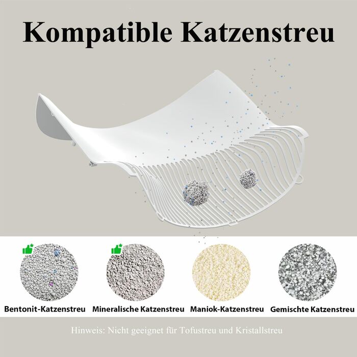 Автоматичний лоток для котів з самоочищенням, 10л, XL, білий