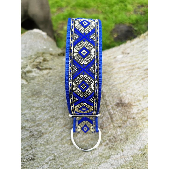 Широкий нашийник для собак 4 см, м'яка підкладка, регульований стопор, комфортний та легкий Martingale, подарунок для собаки (до 48 см обхвату шиї, 54 см обхвату голови з урахуванням 6 см стопора)