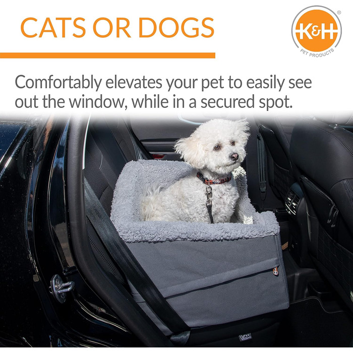 Підвищення для собак та котів K&H Pet Products, складна конструкція, сірий колір, розмір L