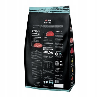 Корм для собак Pan Mięsko Свинина з диким кабаном, гранули XL, 20 кг
