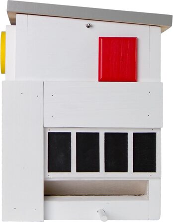 Будиночок для птахів Wildlife Garden WG1124 Multiholk De Stijl, комбінований годівничка й гніздівля з дерева