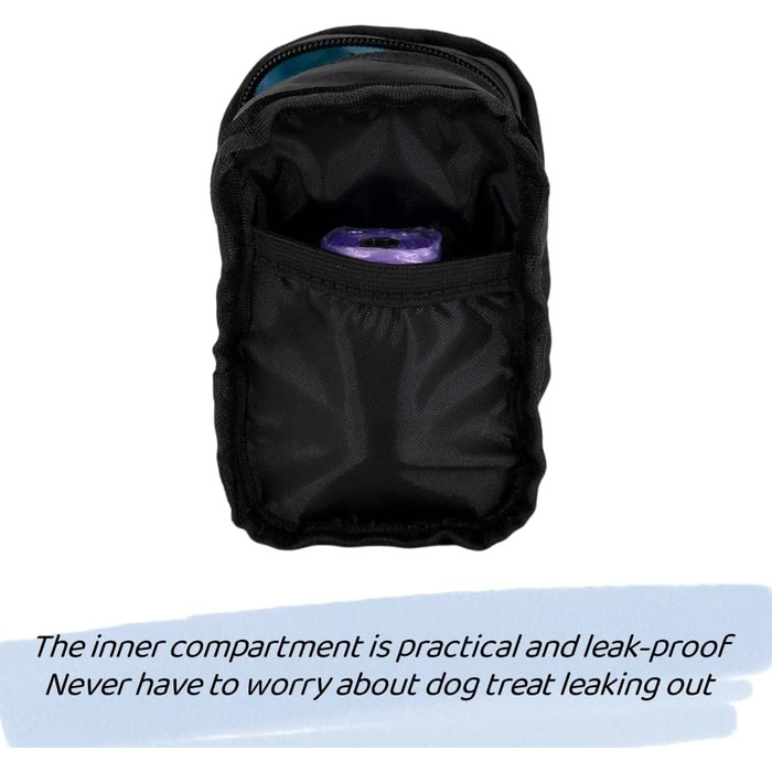 Сумка для ласощів та пакетиків для вигулу собак COOWONE, рожевий колір, з дозатором пакетиків