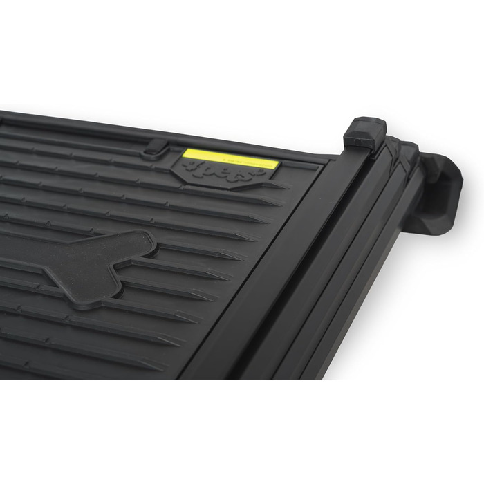 4pets Easy-Steps - Рампа для собак у бокси, металевий сірий колір, швейцарська якість