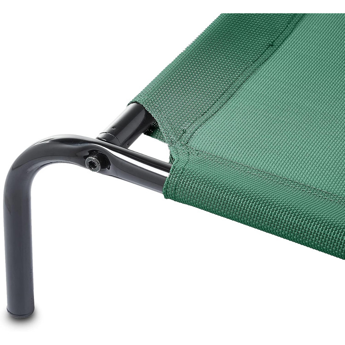 Крісло-лежанка для собак Amazon Basics, зелене, розмір M, 110 x 65 x 19 см