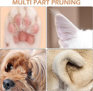 Професійний триммер для собак з LED-підсвічуванням: вологостійкий, акумуляторний, для короткої стрижки кігтів та шерсті