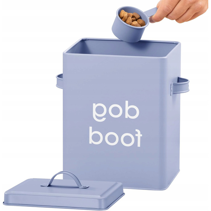 Герметичний контейнер для сухого корму для тварин з ручками, 5,9 л