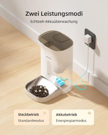 Автоматичний годівниця для котів SAWPAWS з камерою, 4.3L, WiFi, нічне бачення