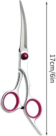 Професійний набір ножиць для грумінгу собак 4 в 1, 6 дюймів, ножиці для стрижки шерсті собак, прямі та зігнуті ножиці, ножиці для фінальної обробки з зубчиками