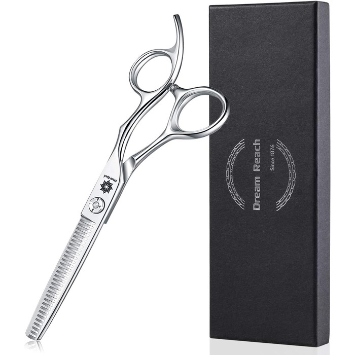 Професійна фризьорська ножиці Dream Reach 6 дюймів з японської сталі 440C, ручної роботи, для точного зрізу волосся дам та чоловіків. Ідеальний подарунок.
