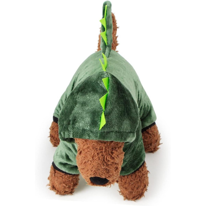 Костюм для собак - динозавр (зелений, xl) FRCOLOR - 3 шт. для свят, фотосесій та повсякденного носіння