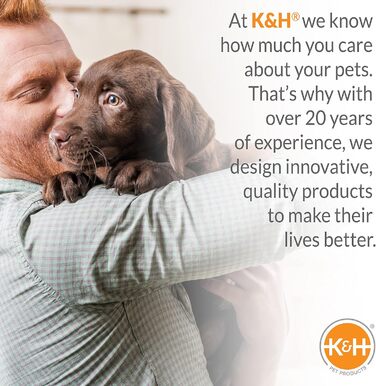 K&H Pet Products заспокійлива іграшка для собак з імітацією серцебиття, подушка-серце, для великих порід, 25,4 см, червона