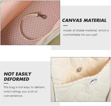 Транспортна сумка для тварин WEKAMOS: переноска для собак та котів, тканинна, для подорожей