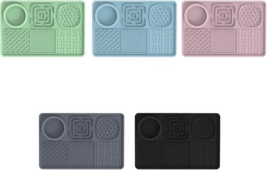 Силіконовий килимок для собак та котів Upgrade XL з великим присоском (без BPA) - Рожевий