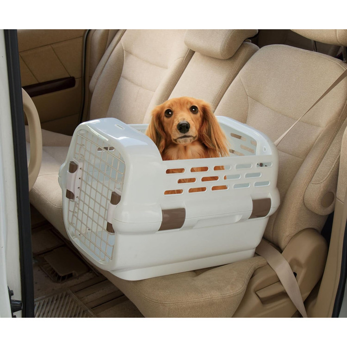 Пластиковий контейнер/кошик для котів Iris Ohyama PDPC-600, білий/коричневий, 59x37.5x37 см